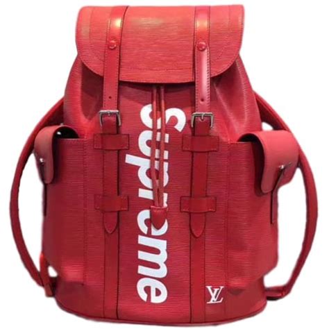 louis vuitton red and black backpack|louis vuitton utility backpack.